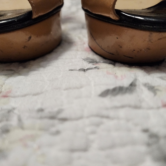 Jimmy Choo Nude Patent Pumps - Picture 10 of 12